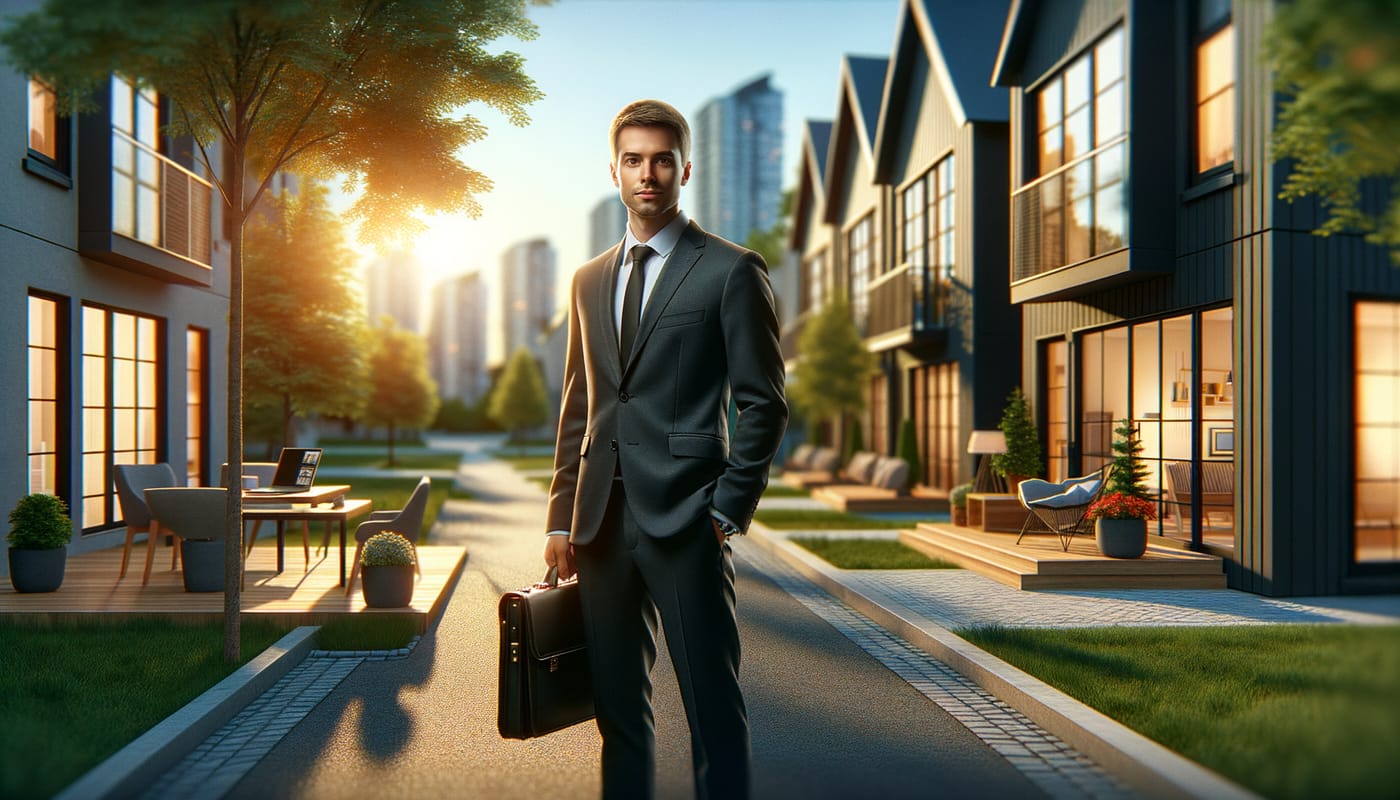 Photorealistic real estate featured image representing 