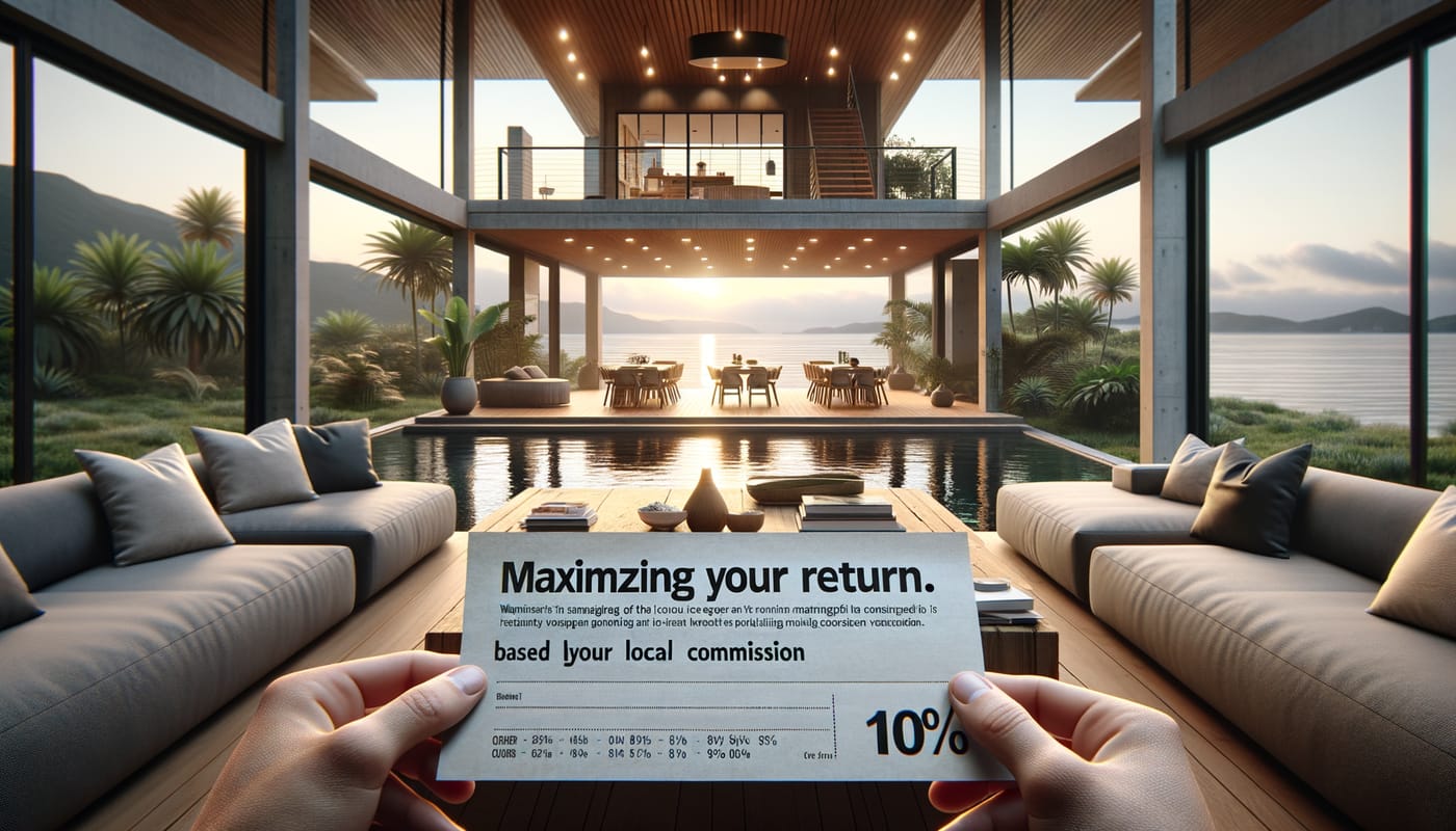 Photorealistic contextual image for: Pleasure Island Home Sales: Leveraging Local Expertise with Blue Water Realty's 1% Commission