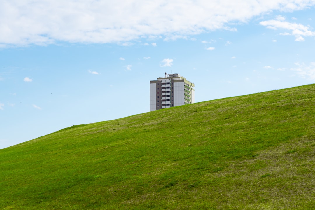 A beautiful, modern home with a perfect green lawn under a bright, sunny sky, representing a high-value property and a successful sale.